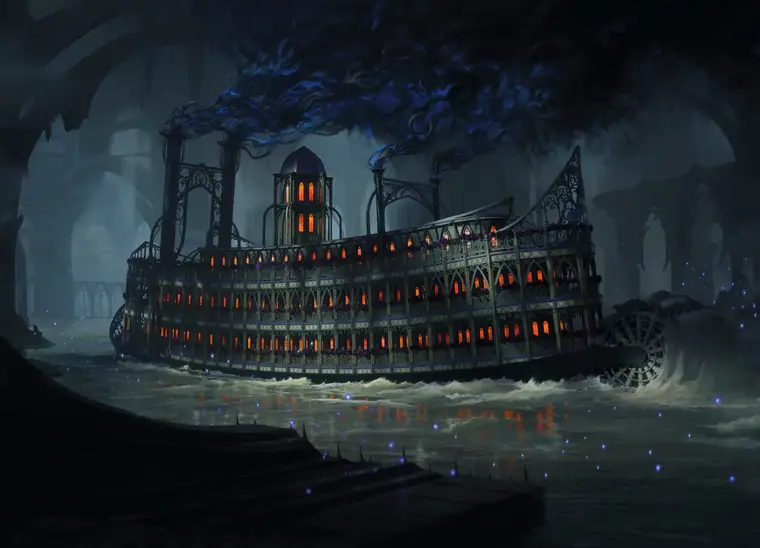 Foreboding steamboat, 01