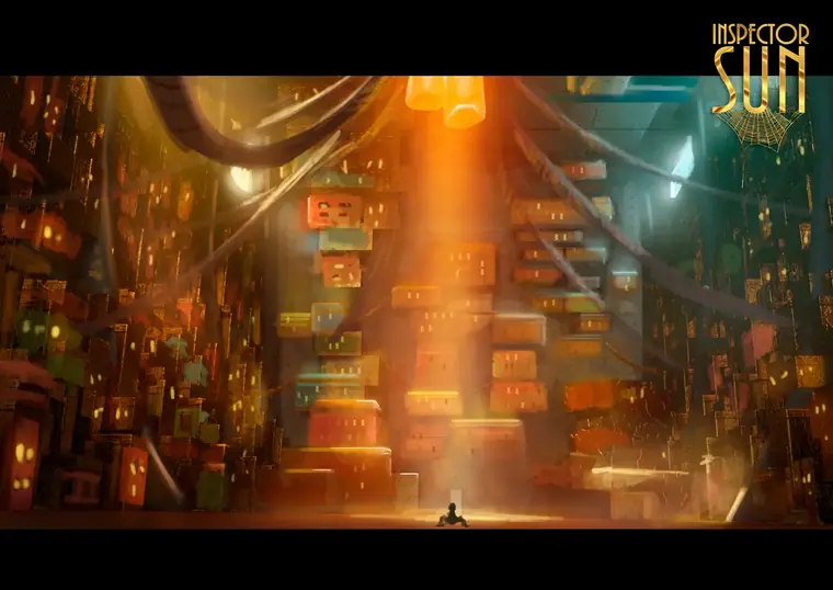 Inspector sun, color key, ciudad