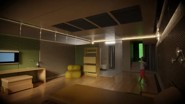 Prodigy research facility bedrooms, 02